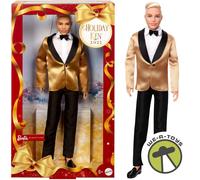 Barbie Signature 2025 Holiday Blonde Ken Collectible Fashion Doll JGK55