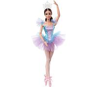 Barbie Signature Doll Ballet Wishes Posable Brunette With Ballerina C
