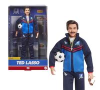 Barbie Signature Doll, Ted Lasso Wearing Iconic Blue AFC Richmond Tracksuit with Aviators, Collectible with Displayable Packaging, HJW91