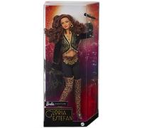 Barbie Signature Gloria Estefan Barbie Doll in Gold and Black 2022 Mattel HCB85