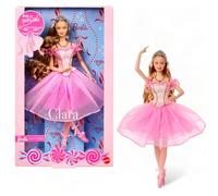 Barbie Signature in the Nutcracker 25th Anniversary Doll | Wearing a Shimmering Ballerina Tutu Inspired by Original Design, Ruffle-Trimmed Bodice, Pink Slippers & Golden Tiara, JJY15