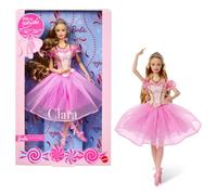 Barbie Signature in the Nutcracker 25th Anniversary Doll | Wearing a Shimmering Ballerina Tutu Inspired by Original Design, Ruffle-Trimmed Bodice, Pink Slippers & Golden Tiara, JJY15