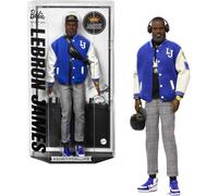 Barbie Signature Lebron James Kenbassadors Doll Collectible with Varsity Bomber Jacket Outfit & Accessories Including Headphones Sunglasses & M