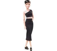 Barbie Made to Move Barbie Looks Doll Petite with Short Black Hair