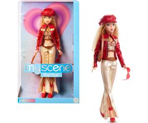Barbie Signature My Scene Doll and Accessories, in Y2K-Inspired Outfit with Plea