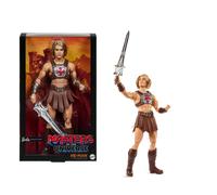 Barbie Signature Doll, Ken He-Man Collectible in Battle Harness, Sword, Doll Stand & Displayable Packaging, MOTU Movie Theme, JJY03