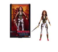 Barbie Signature Teela Doll From MOTU Movie | Collectible Fashion Doll Wearing Jumpsuit, Includes Sword, Doll Stand, and Displayable Packaging, JKG65