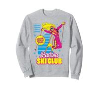Barbie - Ski Club Vintage Retro Winter Fun Sweatshirt, Adult Unisex, Heather Grey, Medium