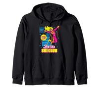 Barbie - Ski Club Vintage Retro Winter Fun Zip Hoodie