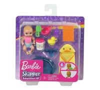 Barbie Skipper Babysitter Babies Playset with Bath Time Doll and Accessories (Se