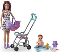 Barbie Skipper Babysitters Inc. Playset buggy Baby Plus 5 Accessories