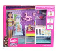 Barbie Skipper Babysitters Inc. Skipper Babysitters Inc Nap ‘n' Nurture Nursery Dolls and Playset