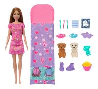 Barbie Slumber Party Playset With Puppies