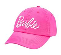 Barbie Soft Cotton Womens Cap With Curved Brim hat, Dark Pink, One Size