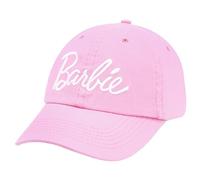 Barbie Soft Cotton Women's Cap with Curved Brim hat, Light Pink, One Size