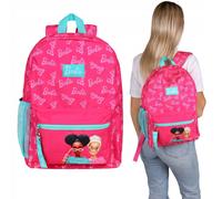 Barbie Soft School Backpack for Girls, Pink Backpack 40x28x11cm