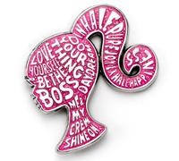 Barbie Sparkly Silhouette Enamel Pin Badge BMPB0002 - Modern - Alloy