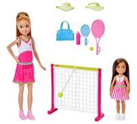 Barbie Stacie & Chelsea Tennis Playset with 2 Dolls & 5+ Accessories