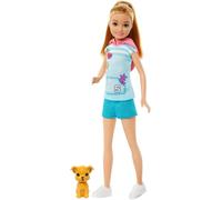 Stacie Doll with Pet Dog, From Barbie and Stacie to the Rescue Movie Toys, Blonde Hair Doll, HRM05