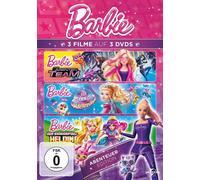 BARBIE: STARLIGHT ADVENTURE / VIDEO GAME HERO / SPY SQUAD / NEW Region 2 DVD