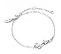 Barbie Sterling Silver Name Logo Bracelet