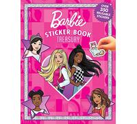 Barbie Sticker Book Treasury - Activity Books for kids, 350 reusable stickers, 96 pages of fun