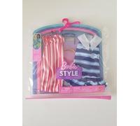 Barbie Style fachion Pack - JJN94 - Pack of 2 Clothes and Accessories for Doll Barbie
