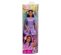 Barbie Style Fashionista Doll Purple Stripes Interactive Accessories Toy 3+