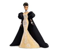 Barbie Styled by Design Linda Kyaw-Merschon Doll (Gold Label) - Collectible Red Carpet in Champagne Gown