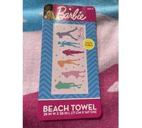 Barbie Super Soft Cotton Bath/Pool/Beach Towel, 58 in x 28 in, (Official Product)