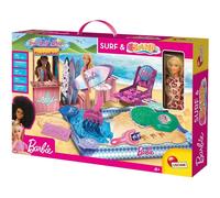 Lisciani - BARBIE Surf & Sand - Creative Kit with Kinetic Sand - Develops Fine Motor Skills and Imagination - For Children From 3 Years - Educational and Entertaining Game - Made in Italy