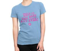 Barbie T Shirt Women | Summer Tops for Women | Cotton Ladies Tshirt | Blue M