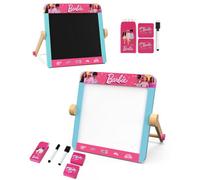 Barbie Tabletop Easel, Double Sided Blackboard & Whiteboard Drawing Art Board Barbie Multicolor