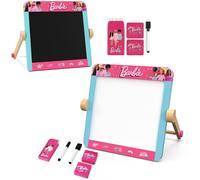 Barbie Tabletop Easel, Double Sided Drawing Blackboard & Whiteboard Barbie Multicolor