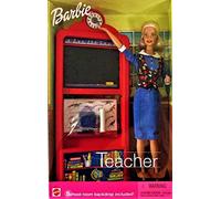 Barbie Teacher Doll w/ School Room Backdrop