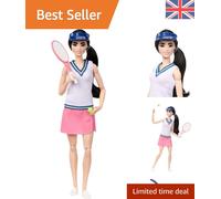 Barbie Tennis Champion Doll: Join the Fun with Racket & Ball Accessories