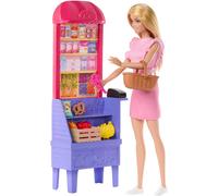 Barbie Malibu Doll With Market