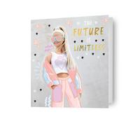 Danilo Promotions Limited Barbie Birthday Card, Official Barbie Greeting Card, Happy Birthday Barbie Card,Multi,7 x 6 inch