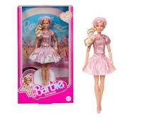 Barbie The Movie Doll, Margot Robbie as, Collectible Doll Wearing Pink Blouse & Skirt Tutu Outfit, With Styled Hair & Matching Jewelry, JBJ53