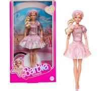 Barbie The Movie Doll, Margot Robbie as, Collectible Doll Wearing Pink Blouse & Skirt Tutu Outfit, With Styled Hair & Matching Jewelry, JBJ53