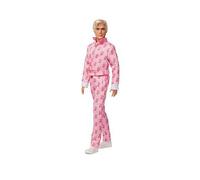 Barbie The Movie Ken Collectible Doll, Ryan Gosling As Ken Wearing Pink Jumpsuit With &Ldquo;B&Rdquo; Detail One Colour