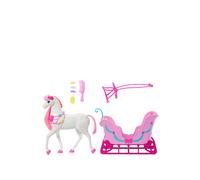 Barbie The Nutcracker Land Of Sweets Horse And Sled Playset With Scented Hair And Accessories One Colour