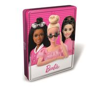 Barbie Tin of Books pink
