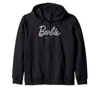 Barbie - Together We Shine Pastel Tie Dye Design Zip Hoodie