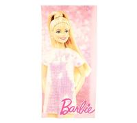 Barbie Towel, Soft and Absorbent, Ideal for Beach or Pool, Colourful and Fun Design