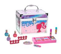 Barbie Train Case Beauty Set with Washable Makeup, Ages 3+