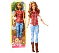 Barbie Unknown Mattel Year 2016 Career 12 Doll As Farmer Dvf53 with Chicken Multicolor