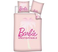 Barbie Unstoppable Pink Polyester Duvet Cover and Pillow Case Single (US Twin)