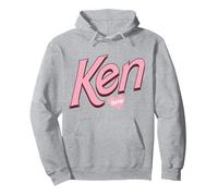Barbie Valentine's Day Ken Love Pullover Hoodie, Adult Unisex, Heather Grey, XX-Large