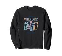 Barbie - Winter Games Retro Skate Ski Board Design Sweatshirt